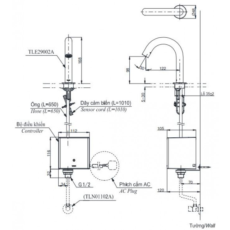 ban-ve-voi-cam-ung-toto-tle29002a-740x740