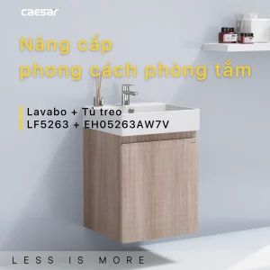 Bộ Tủ Lavabo Caesar LF5263/EH05263AW7V Treo Tường 480x450 mm