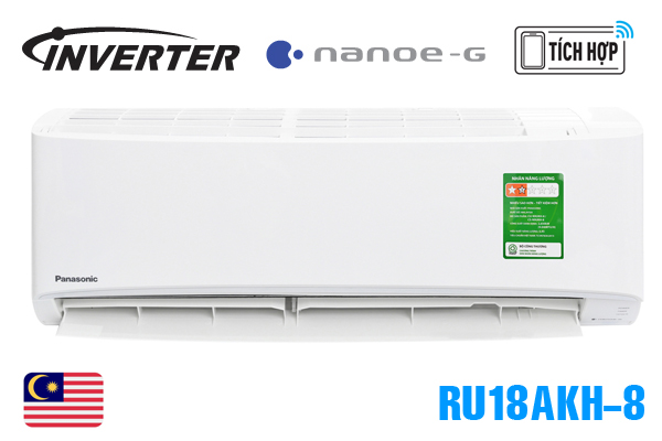 điều hòa panasonic 18000btu 1 chiều inverter ru18akh-8